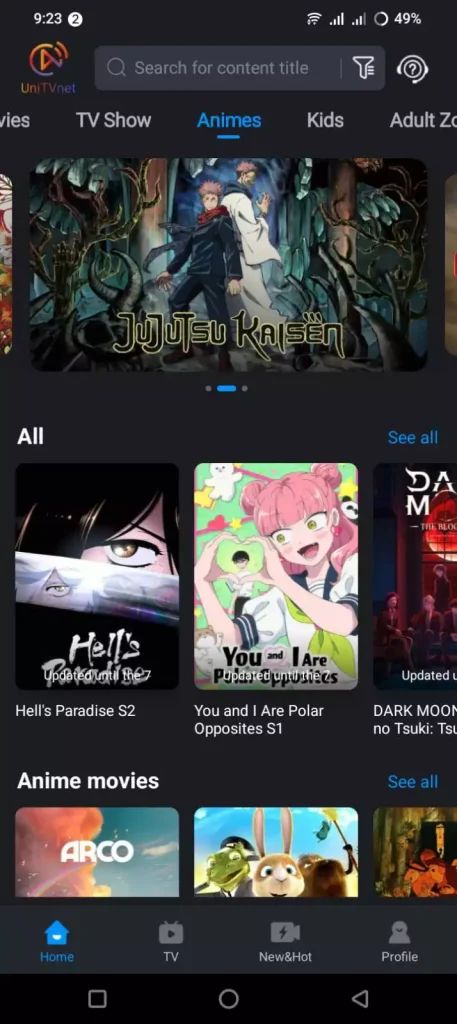 UniTVnet APK